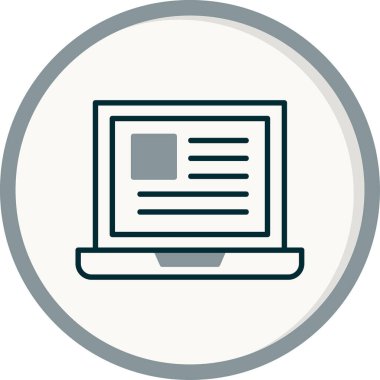 Platform. Web simgesi basit illüstrasyon