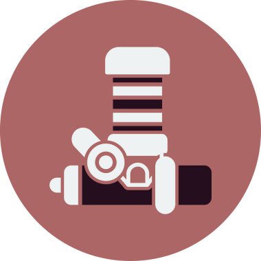 Modern Motor simgesinin vektör çizimi       