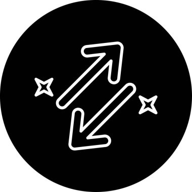 Oklar. Web simgesi basit illüstrasyon