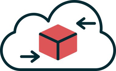 Bir vektör simgesi olarak kullanıcı verisinin modern temsili.