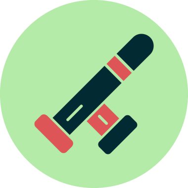 Baton web simgesi vektör illüstrasyonu