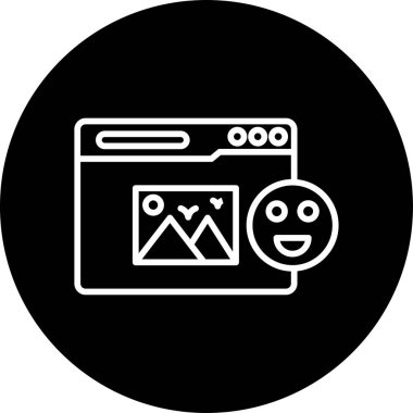 Tepki. Web simgesi basit illüstrasyon