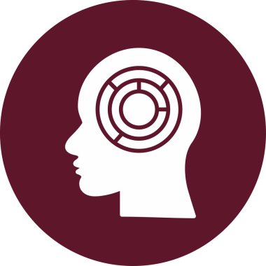 Labirent. Web simgesi basit illüstrasyon