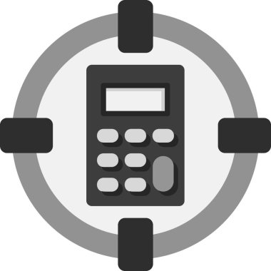 hedef simge, vektör illüstrasyonu basit tasarım