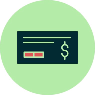 para düz simge vektör illüstrasyonunu kontrol et