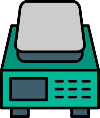 Ölçek. Web simgesi basit illüstrasyon