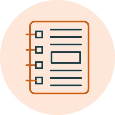 kitap simgesi, vektör illüstrasyonu basit tasarım