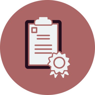 Sözleşmeli ağ simgesi, vektör illüstrasyonu