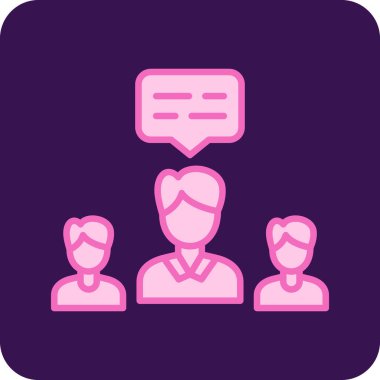 Takım. Web simgesi basit illüstrasyon