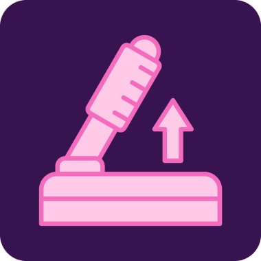 El freni web simgesi vektör çizimi