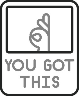 Simge vektör illüstrasyon tasarımı