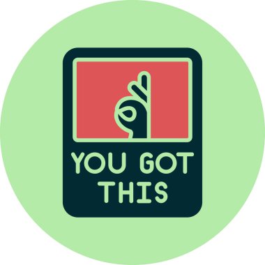 Simge vektör illüstrasyon tasarımı