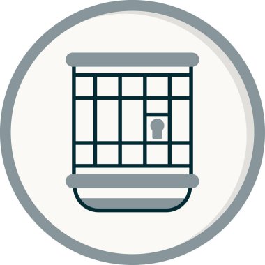 Kafes simgesi vektör çizimi tasarımı