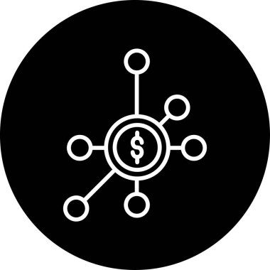 Basit çeşitlendirme düz vektör simgesi