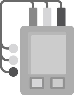 Telemetri simgesi vektör resimlemesini basitleştir