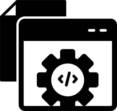 Gelişme. Web simgesi basit illüstrasyon