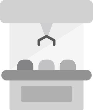 Pençe Makinesi Web simgesi vektör çizimi