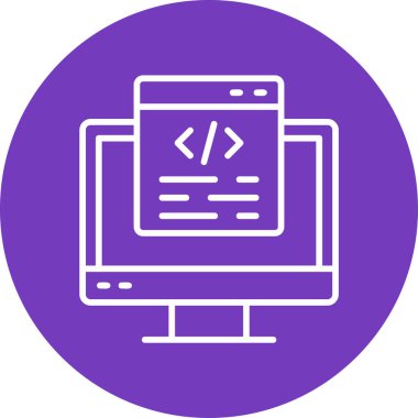 Ağ. Web simgesi basit illüstrasyon