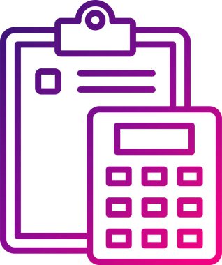 Pano simgesi, vektör illüstrasyonu basit tasarım