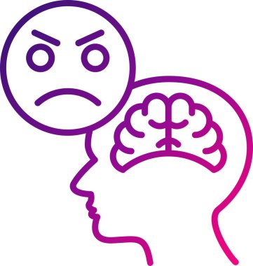 kızgın ifade vektör illüstrasyon tasarımı 