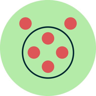 Daha dıştan. Web simgesi basit illüstrasyon