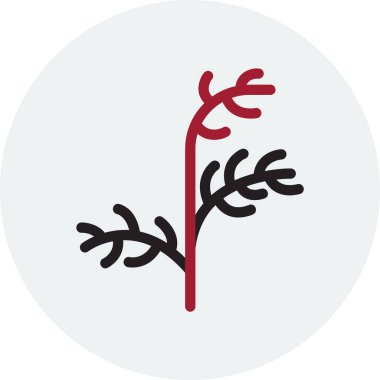  Dill ağ simgesi vektör illüstrasyonu 