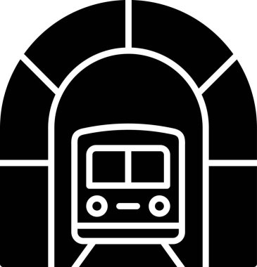 Tünel ağ simgesi vektör çizimi 