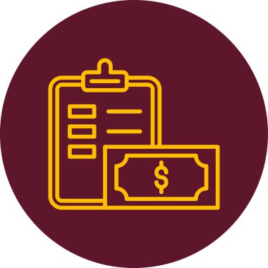 Pano simgesi, vektör illüstrasyonu basit tasarım