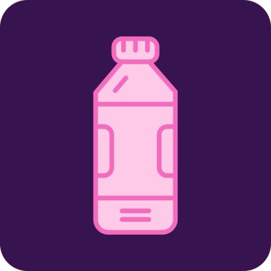 su şişesi simge vektör çizim