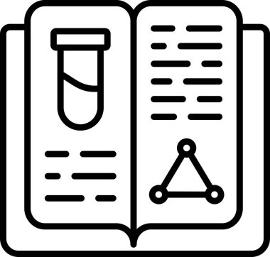 Basit Metin simgesi, vektör illüstrasyonu