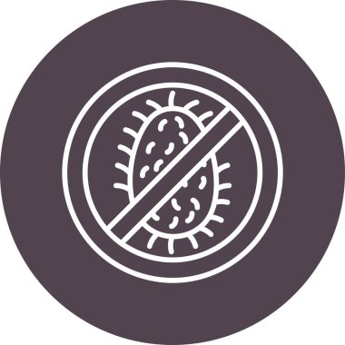 Kızamık Simgesi, Vektör İllüstrasyonu, Beyaz Arkaplanda İzole Edildi