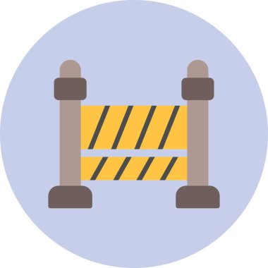 trafik işareti simge vektör çizim 