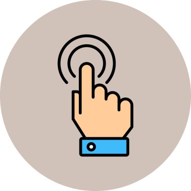 El işareti. illüstrasyon tasarım vektörü