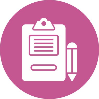 Gündem. Web simgesi basit illüstrasyon