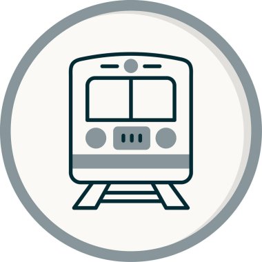 Web simgesi tren, illüstrasyon vektör  