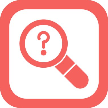 Ara. Web simgesi basit illüstrasyon 