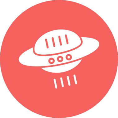 ufo. Web simgesi basit tasarım 