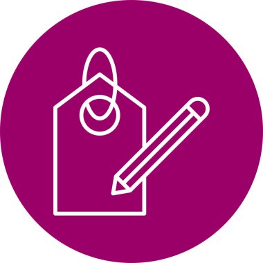 Fiyat web simgesi vektör illüstrasyonu