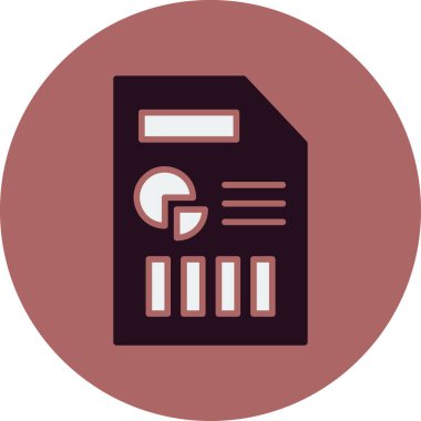 Basit çarşaf. Web simgesi illüstrasyonu