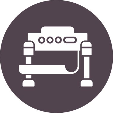 Yazdırıyorum. Web simgesi basit illüstrasyon