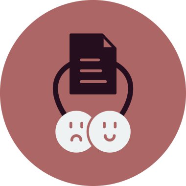 Pozitif değişim. Web simgesi basit illüstrasyon