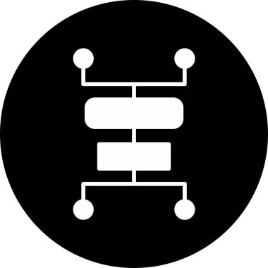 Entrika. Web simgesi basit illüstrasyon