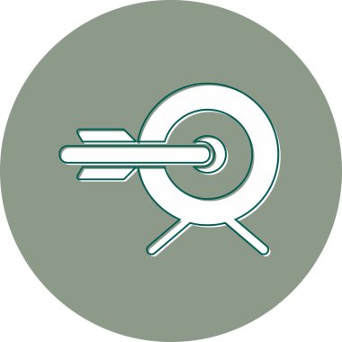 Basit hedef vektör illüstrasyonu