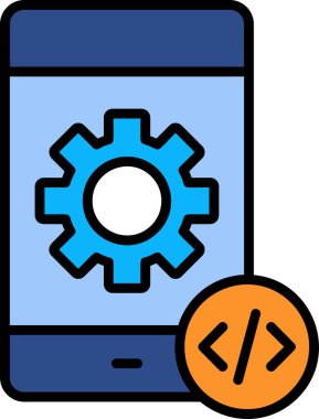 Cep telefonu. basit tasarım vektörü