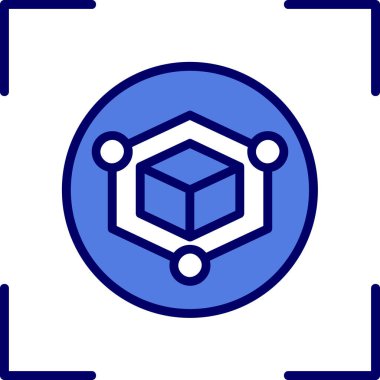 QR Kod simgesi modern vektör illüstrasyonu