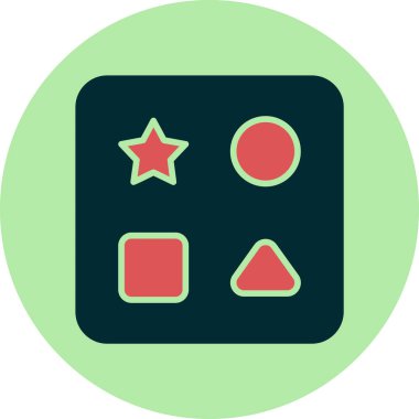 oyun web simgesi, basit illüstrasyon, Çeşitlilik simgesi