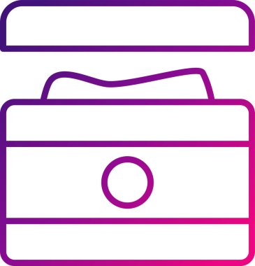 Saç cilası. Web simgesi basit tasarım