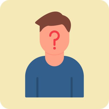 Anonim Web simgesi vektör illüstrasyonu