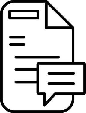 Web uygulamaları için bir iletişim sembolünün soyut vektör tasarımı.