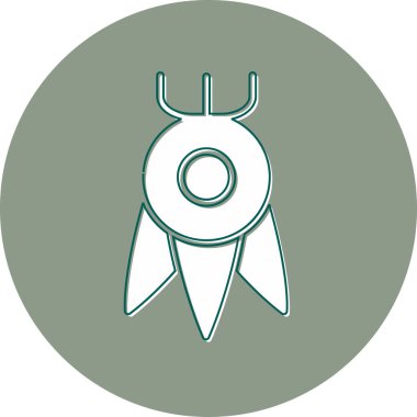 Ylang-ylang. Web simgesi basit illüstrasyon